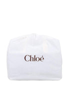 Borsa fasciatoio per neonati Chloé Kids azzurra con logo ricamato C20943 Z10 CHLOE' KIDS 
