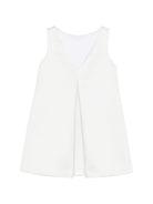 Abito per bambina Elisabetta Franchi La Mia Bambina bianco a trapezio EFAB6560RA016 0000 ElISABETTA FRANCHI KIDS 