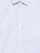 Camicia per bambino Boss Kidswear azzurro con maniche corte J53160 77D BOSS KIDS 