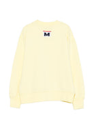 Felpa per bambina MSGM Kids giallo con stampa sul davanti S6MSJUSW053 MS075 MSGM KIDS 