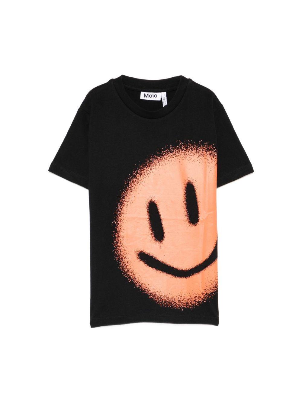 T-shirt per bambino Molo multicolor con stampa smile 1S26A220 9886 MOLO KIDS 