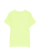 T-shirt per bambino Stone Island Junior verde con patch logo L1S162100002S0047 V005F STONE ISLAND KIDS 