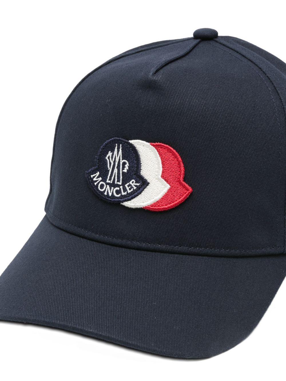 Cappello per bambino Moncler Enfant blu scuro<BR/> con logo L19543B000010U082 742 MONCLER ENFANT 