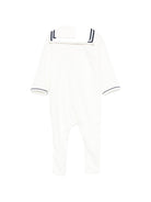 Tutina per neonato Petit Bateau bianca con dettaglio a cuore A0F79 01 PETIT BATEAU KIDS 
