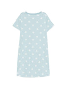 Camicia da notte per bambina Petit Bateau azzura con stampa a cuori A0FC6 01 PETIT BATEAU KIDS 