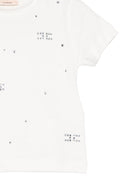 T-shirt per bneonata Elisabetta Franchi La Mia Bambina rosa con decorazioni EGTS1120JE006 C135 ElISABETTA FRANCHI KIDS 