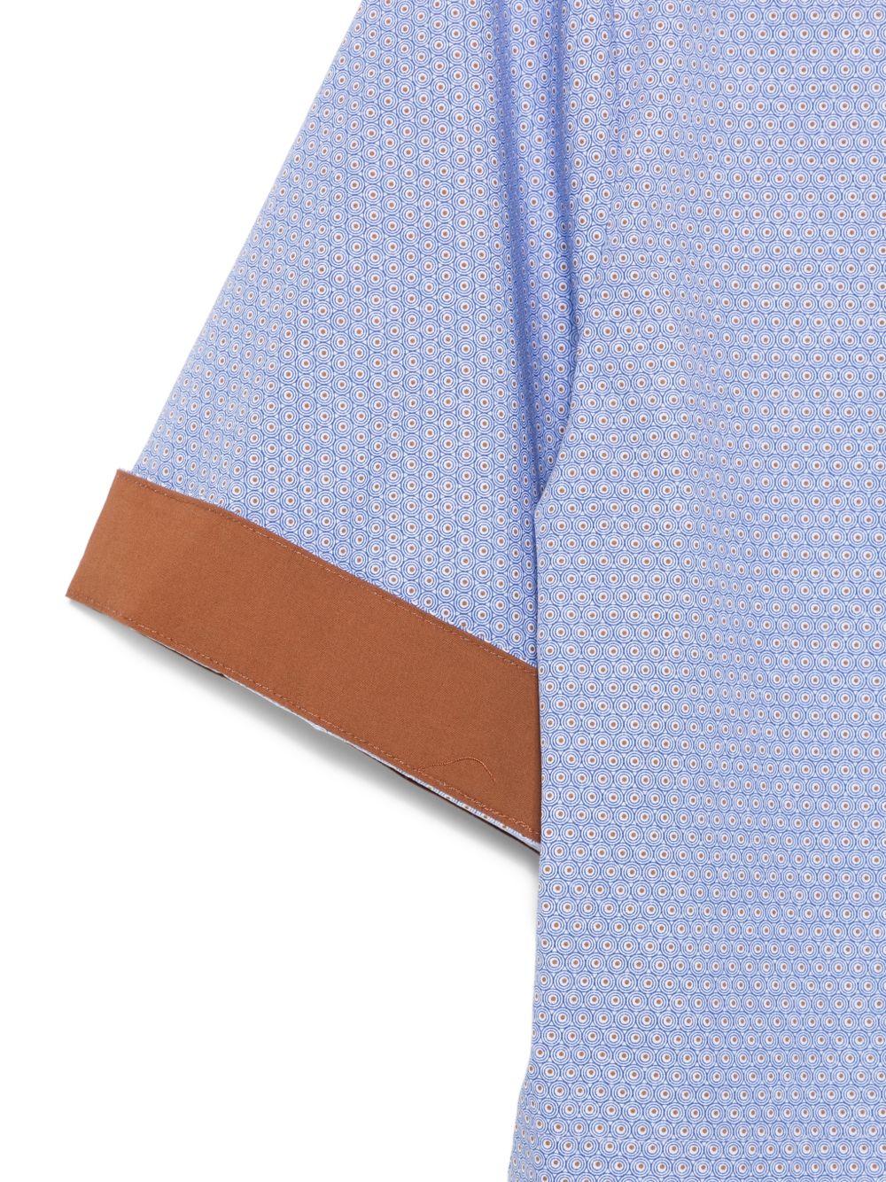 Camicia da donna Merci azzurra con stampa geometrica CAM034P VAR.1 MERCI 