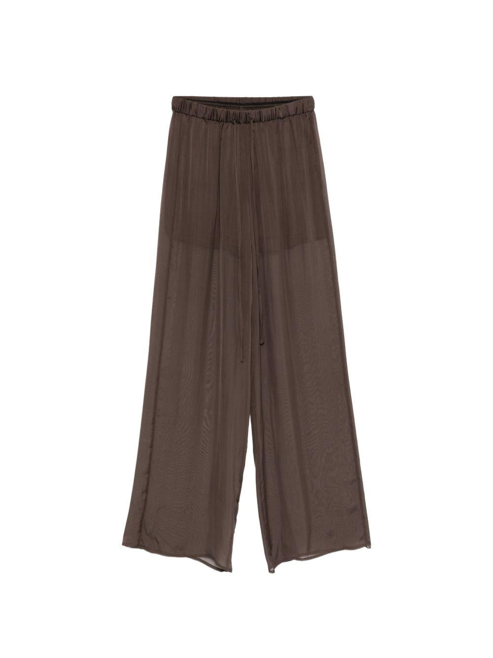 Pantaloni per donna Alysi marrone con elastico in vita 116164 P6214 CHOCO ALYSI 