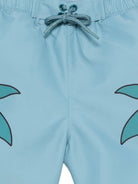 Costumi per bambino Stella McCartney Kids azzurro con grafica balene TYCP69 Z0433 642 STELLA McCARTNEY KIDS 