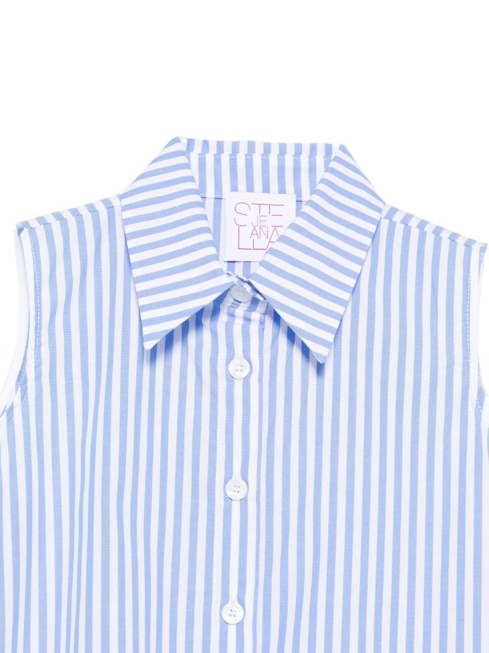 Camicia per bambina Stella Jean Kids multicolore con design a righe SS26SJB612 G017 STELLA JEAN KIDS 