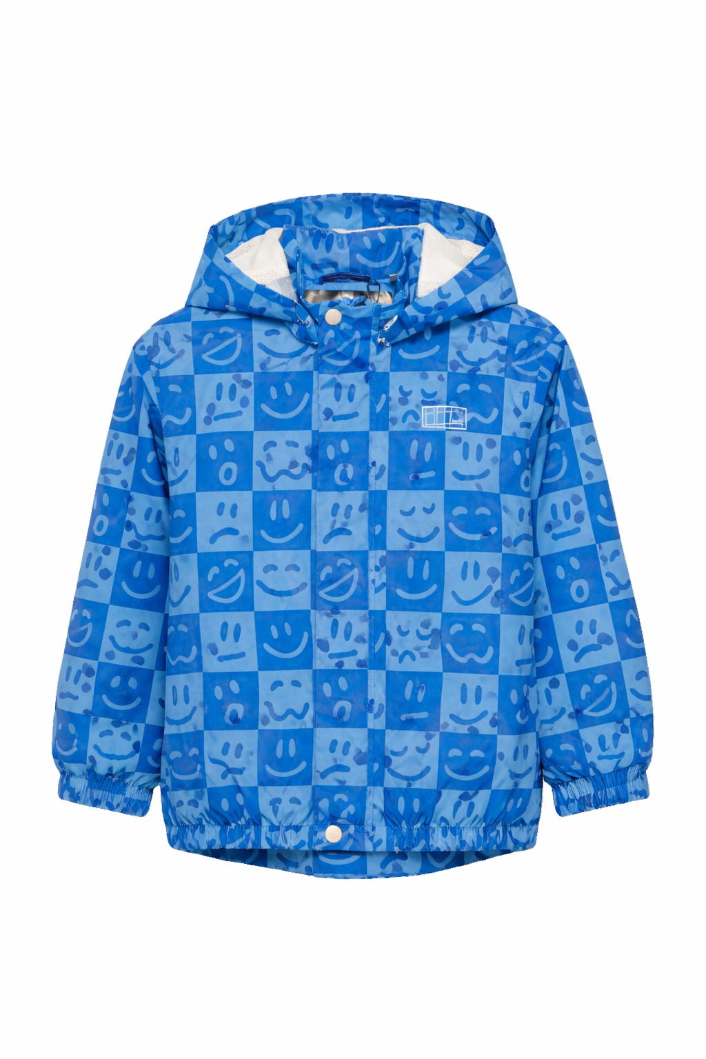 Giacca impermeabile Waiton per bambino Molo con stampa smiley all-over 5NOSO123 9547 MOLO KIDS 