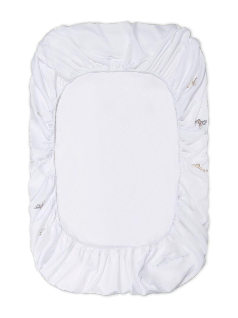 Coperta con stampa per neonato Atelier Choux bianco con design rettangolare FS-CS-CAR B-CR ATELIER CHOUX PARIS KIDS 