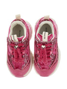 Sneakers per bambina Monnalisa Kids fucsia con dettaglio glitter 8CH006 8773 0069 MONNALISA KIDS 