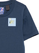 T-shirt per bambino K Way Kids blu con stampa grafica K3148NW B67 K-WAY KIDS 