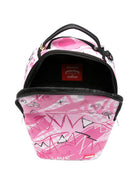 Zaino per bambina Sprayground Kid rosa con stampa grafica Broken Hearts Club 910B8672 NSZ SPRAYGROUND 