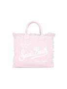 Borsa Vanity MC2 Saint Barth rosa con dettagli frange VANI001 09197L MC2 ST. BARTH KIDS 