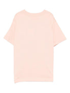 T-shirt per bambina Molo rosa con stampa smiley 2W25A204 9630 MOLO 