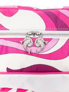 Borsa fasciatoio per neonata Pucci Junior fucsia con stampa grafica PY0088 N0409 570BC EMILIO PUCCI KIDS 