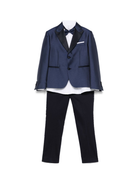 Completo tre pezzi comfort per bambino Colorichiari blu con effetto plissettato MC507951 2852 60 COLORICHIARI 