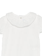 Body per neonata Tartine & Chocolat bianco con colletto arricciato CC11081 13 TArtine & Chocolat KIDS 