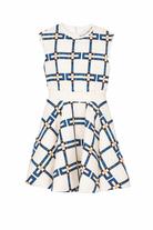 Abito per bambina Elisabetta Franchi la mia bambina bianco con stampa EFAB6520GAE01 D681 ElISABETTA FRANCHI KIDS 
