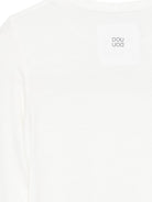 T-shirt per bambina Douuod Kids bianca con logo sul retro DZ8A10 Z4074 101 DOUUOD KIDS 