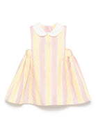 Abito baby in popeline per neonata Fendi Kids multicolor con motivo Pequin BFB542 AS67 F1R0X FENDI KIDS 