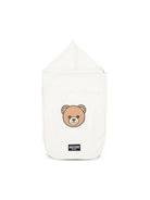 Sacco nanna per neonati Moschino Kids bianco con motivo Teddy Bear MUE00WLCA40 10063 MOSCHINO KIDS 