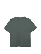 T-shirt per bambino Boss Kidswear verde con logo sul petto J52974 68C BOSS KIDS 