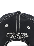 Cappello da baseball per bambino The Marc Jacobs Kids nero con logo ricamato sul davanti W60844 09B THE MARC JACOBS KIDS 