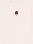 T-shirt per bambina Donsje multicolore con volant e rose 4113501 00004 DONSJE KIDS 