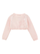 Cardigan per neonata Monnalisa rosa con decorazione fiocco 73G800 7036 0091 MONNALISA KIDS 
