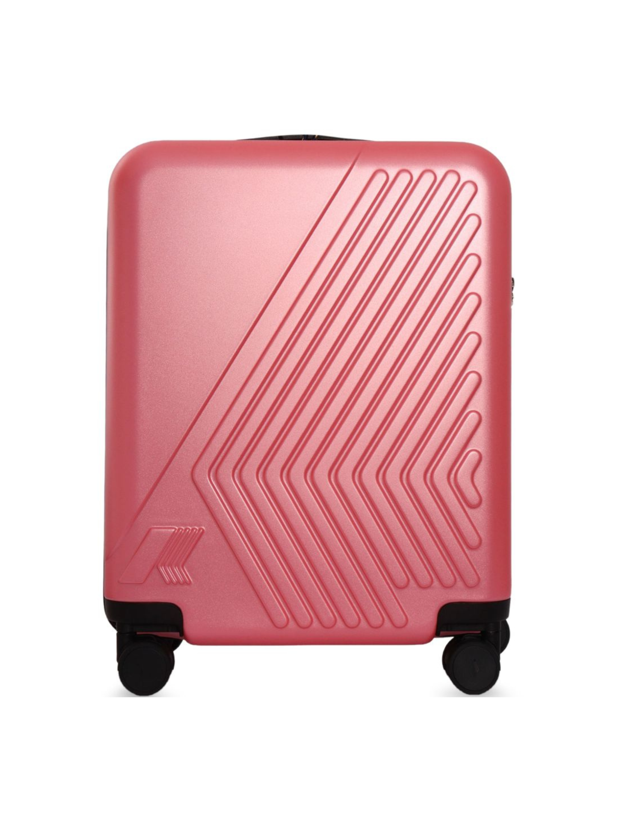 Valigia Eudoxie K-WAY Kids rosa con logo goffrato K4125ZW Q28 K-WAY KIDS 