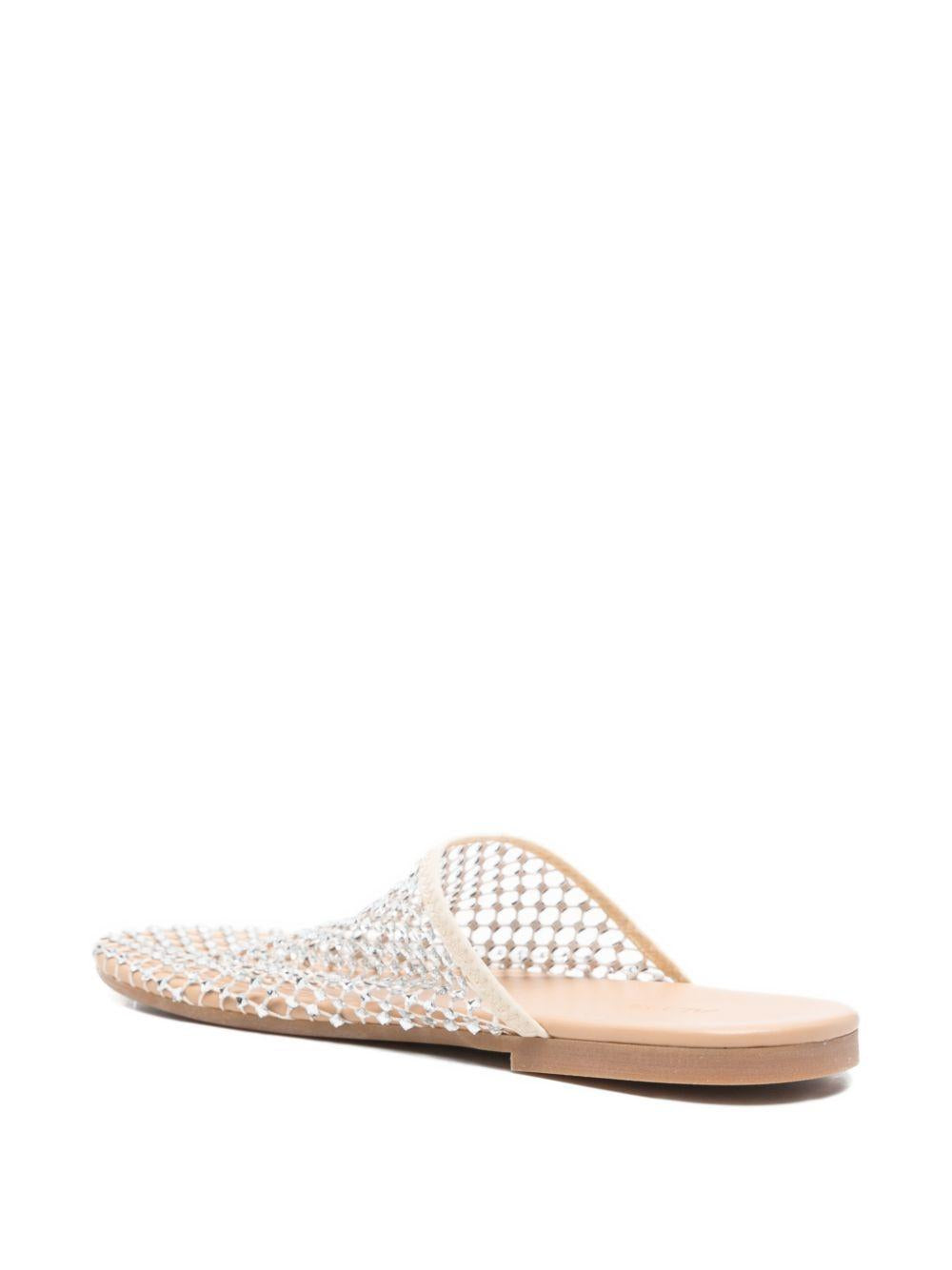 Sandali per donna Alysi argentate con trama a rete 316611 P6100 SIL ALYSI 