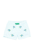 Costume per bambino MC2 Saint Barth Kids azzurro con motivo tartarughe JEA0014 02169L MC2 ST. BARTH KIDS 