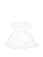 Abiti eleganti per neonata Mariella Ferrari bianco con colletto alla Peter Pan ATI9NB 074 MARIELLA FERRARI KIDS 