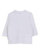 T-shirt per neonato Boss Kids bianco con stampa logo sul davanti J52715 10P BOSS KIDS 