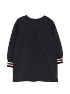 Abito per neonata Emporio Armani Kids blu con rifinitura a contrasto EG000901 AF10126 UB118 EMPORIO ARMANI KIDS 