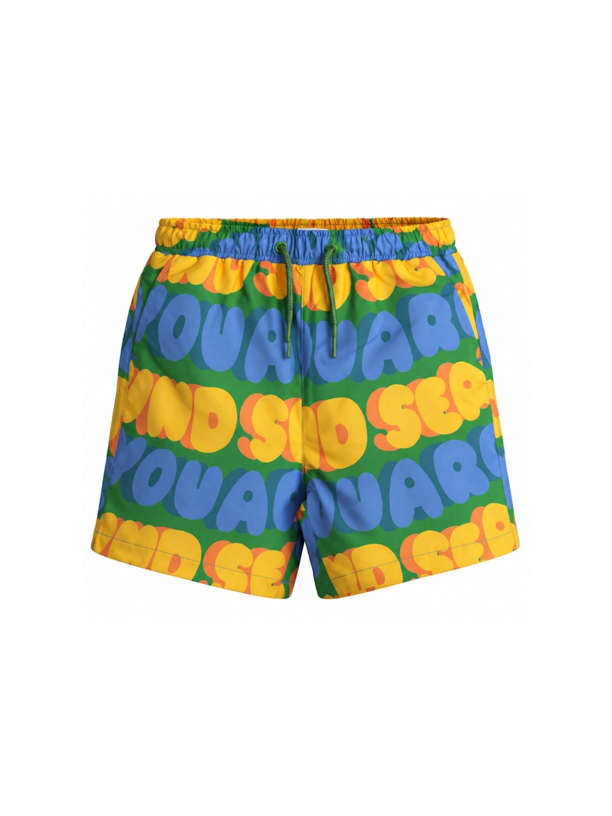 Costume da bagno per bambino Stella McCartney Kids multicolore con stampa TYCP49 Z3528 771MC STELLA McCARTNEY KIDS 