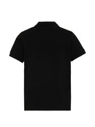 T-shirt per bambino Hugo Kids nera con colletto stile polo G01186 09B Hugo KIDS 