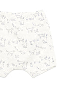 Set Fanilo t-shirt e shorts per neonati Bonpoint beige con stampa cagnolino S06ONIK00012 676 BONPOINT KIDS 