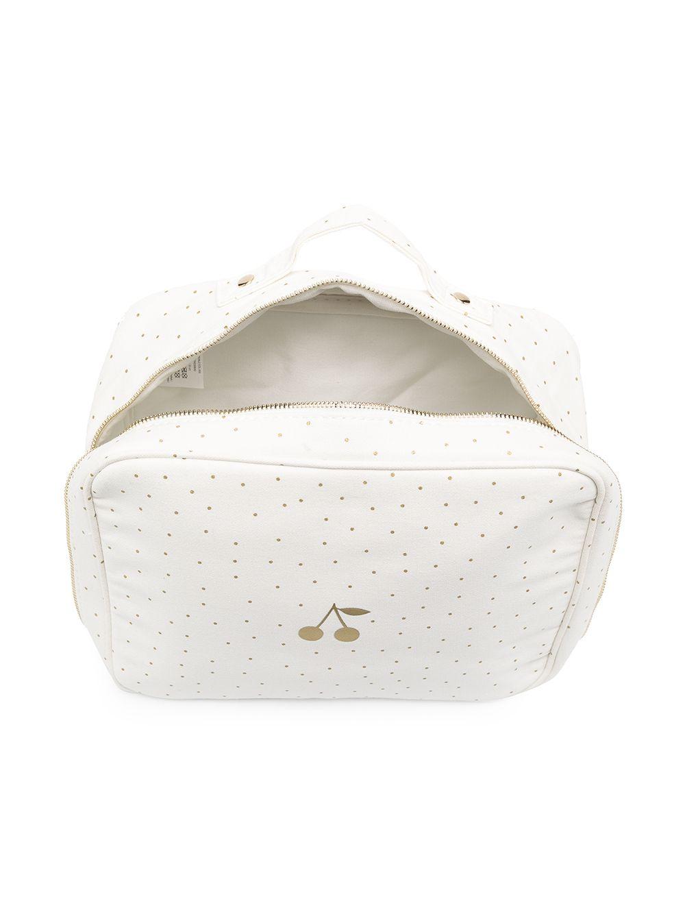 Beautycase per neonati Bonpoint bianca con logo sul davanti PEENDUIVAL2 132 BONPOINT KIDS 