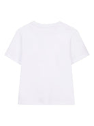 T-shirt per bambina Lanvin Enfant bianca con logo sul davanti N30335 10P LANVIN KIDS 