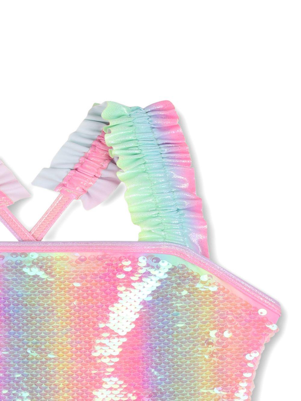 Costume da bagno per bambina Billieblush rosa con paillettes U22200 Z41 BILLIEBLUSH KIDS 