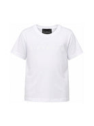 T-shirt per bambino John Richmond Junior bianca con dettaglio logo RGP26017TS WHITE JOHN RICHMOND KIDS 
