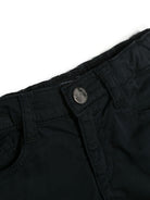Shorts per neonato Emporio Armani Kids blu con bottoni con logo inciso 8NHS01 4N7LZ 0920 EMPORIO ARMANI KIDS 