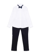 Completo tre pezzi comfort per bambino Colorichiari blu con effetto plissettato MC507951 2852 60 COLORICHIARI 