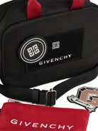 Borsa messenger per bambina Givenchy Kids nero con inserti H30907 09B GIVENCHY KIDS 