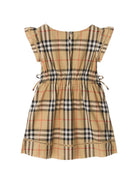 Abiti per neonata Burberry Kids beige con motivo Vintage Check all-over 8121301 B9368 BURBERRY KIDS 