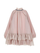 Abito per bambina Monnalisa Kids rosa con motivo a pois 71H909 8138 9132 MONNALISA KIDS 